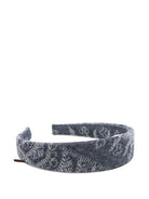 Cerchietto per capelli per bambina ETRO KIDS blu con motivo paisley - Rubino Kids