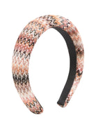 Cerchietto per capelli per bambina Missoni Kids multicolore con motivo a zigzag - Rubino Kids