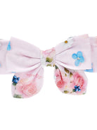 Cerchietto per neonata Monnalisa rosa con fiocco - Rubino Kids