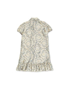 Chemisier per bambina Versace Kids grigio con stampa Barocco - Rubino Kids