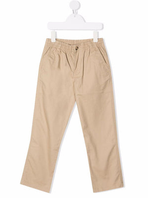 Chino per bambino POLO RALPH LAUREN KIDS beige elasticizzati
