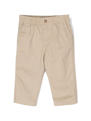 Chino per neonato Polo Ralph Lauren Kids beige con motivo Polo Pony
