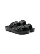 Ciabatte per bambino Birkenstock Kids Arizona Eva nero con fibbia - Rubino Kids