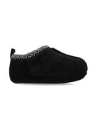 Ciabatte per neonati UGG Kids nere con punta tonda - Rubino Kids