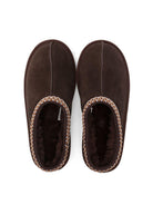 Ciabatte Tasman II Dusted Cocoa per bambina UGG Kids marroni con cuciture a contrasto - Rubino Kids