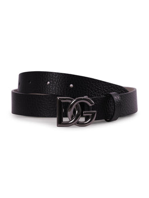 Dolce & Gabbana Kids black belt with logo buckle