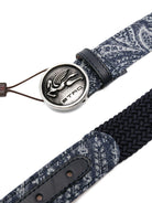 Cintura per bambino ETRO KIDS blu con trama intrecciata - Rubino Kids