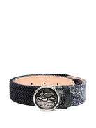 Cintura per bambino ETRO KIDS blu con trama intrecciata - Rubino Kids