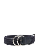 Cintura per bambino Paolo Pecora Kids blu in pelle intrecciata - Rubino Kids