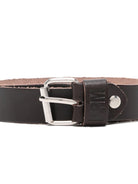 Cintura per bambino Paolo Pecora Kids marrone in pelle con fibbia - Rubino Kids