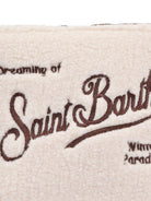 Clutch MC2 Saint Barth Kids beige con stampa logo - Rubino Kids