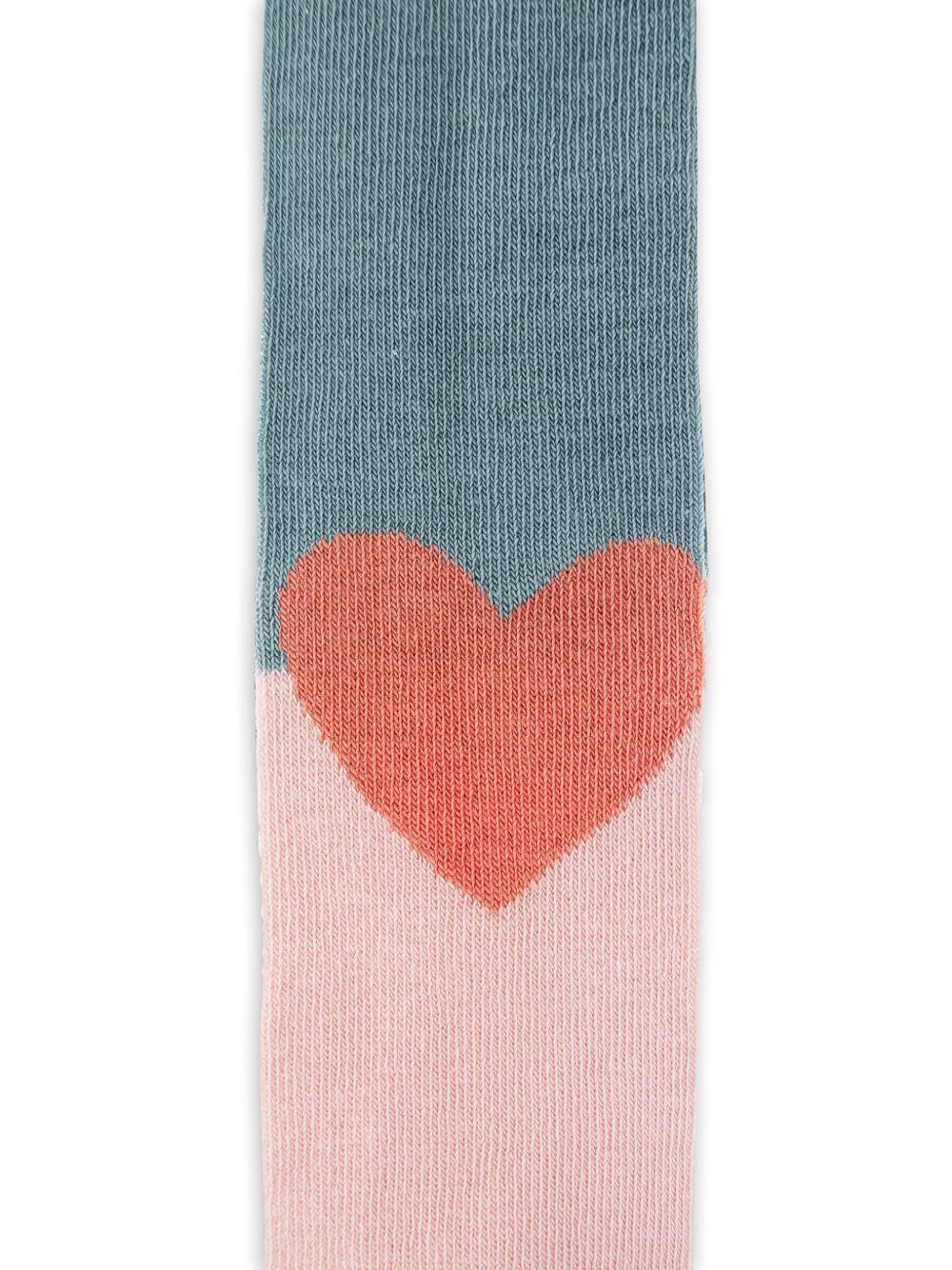 Collant per neonata Stella McCartney Kids multicolore a cuori con design color - block - Rubino Kids