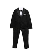 Completo confort per bambino Colorichiari nero a doppiopetto - Rubino Kids