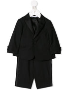 Completo elegante per neonato Dolce & Gabbana nero modello con risvolto - Rubino Kids