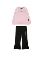 Completo felpa e pantaloni per neonata John Richmond Junior rosa - Rubino Kids