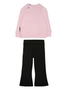 Completo felpa e pantaloni per neonata John Richmond Junior rosa - Rubino Kids