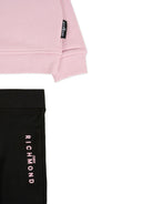 Completo felpa e pantaloni per neonata John Richmond Junior rosa - Rubino Kids