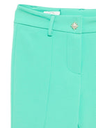 Completo per bambina John Richmond Junior verde monopetto con tasca a filetto sul petto - Rubino Kids