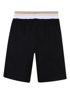 Completo per bambino Boss Kids nero con dettagli a contrasto - Rubino Kids