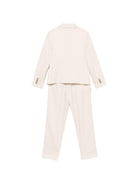 Completo per bambino Colorichiari beige modello doppiopetto (5 pezzi) - Rubino Kids