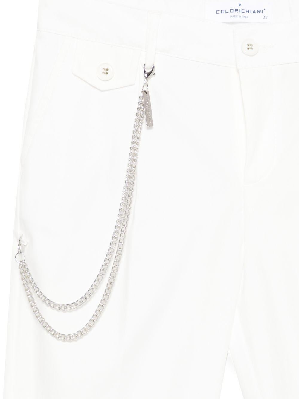 Completo per bambino Colorichiari bianco modello doppiopetto (3 pezzi) - Rubino Kids