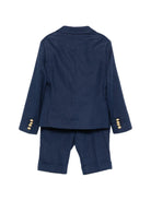Completo per bambino Colorichiari blu a doppiopetto - Rubino Kids