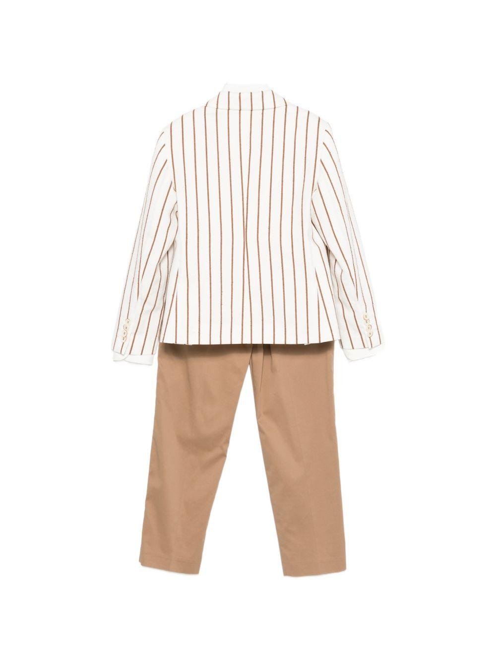 Completo per bambino Colorichiari multicolore con design a righe - Rubino Kids