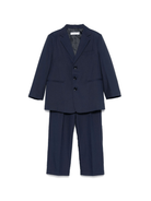 Completo per bambino Paolo Pecora Kids blu modello monopetto - Rubino Kids