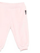 Completo per neonata Moschino Kids rosa con ruches - Rubino Kids