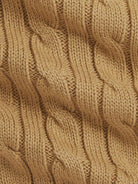 Completo per neonati Polo Ralph Lauren Kids marrone con maglia intrecciata - Rubino Kids