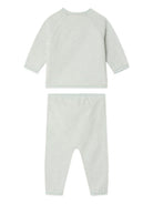 Completo per neonato Bonpoint verde a girocollo - Rubino Kids