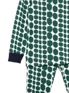 Completo pigiama per bambino Petit Bateu verde con motivo a pois - Rubino Kids