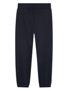 Completo tuta sportiva per bambina Kenzo Kids blu con grafica sul davanti - Rubino Kids