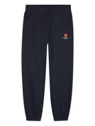 Completo tuta sportiva per bambina Kenzo Kids blu con grafica sul davanti - Rubino Kids