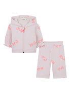 Completo tuta sportiva per neonata Billieblush rosa con stampa Love all - over - Rubino Kids
