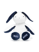 Coniglio di peluche per neonato BOSS Kidswear bianco con design imbottito - Rubino Kids