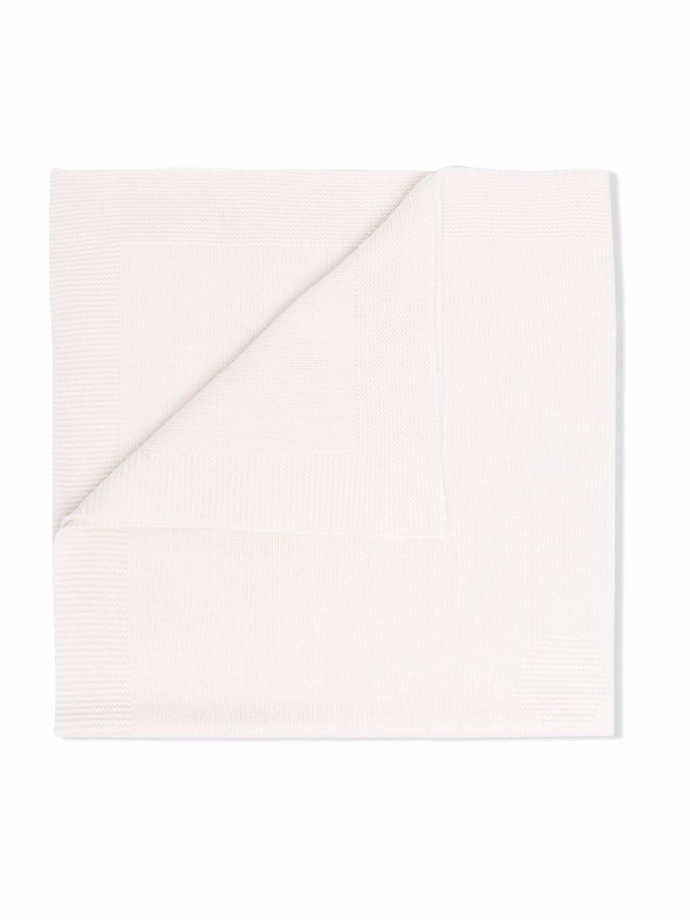 Coperta a coste per neonato Bonpoint rosa con modello rettangolare - Rubino Kids