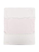 Coperta con trama jersey per neonata La Stupenderia rosa con orlo rifinito - Rubino Kids
