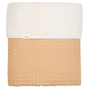 Coperta per culla Teddy Oslo naturale/ciottolo beige