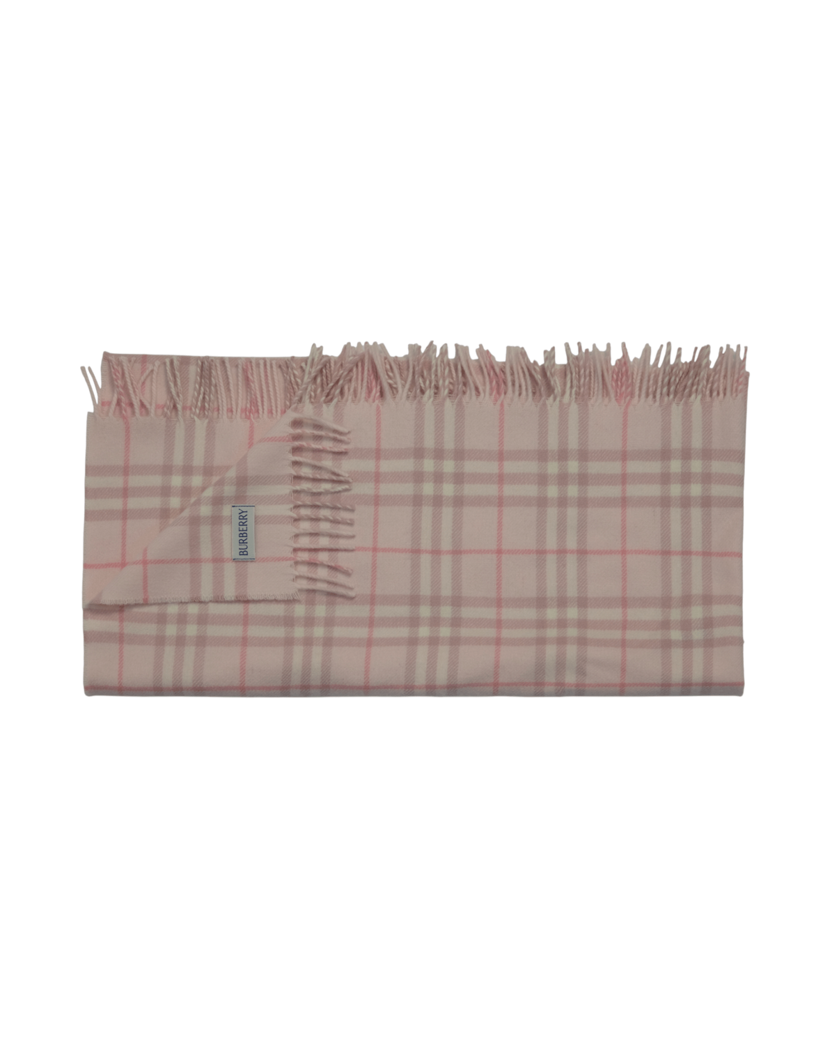 Coperta per neonata Burberry Kids rosa con motivo Vintage Check - Rubino Kids