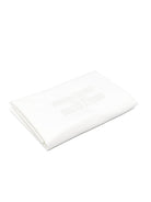 Coperta per neonata Elisabetta Franchi La Mia Bambina avorio con logo ricamato - Rubino Kids