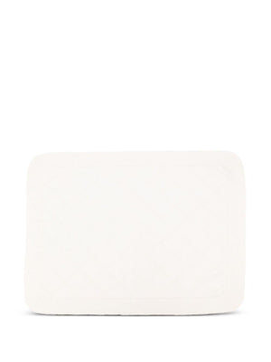 Elisabetta Franchi La Mia Bambina beige merino wool baby blanket