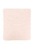 Coperta per neonata Elisabetta Franchi La Mia Bambina rosa con logo ricamato - Rubino Kids