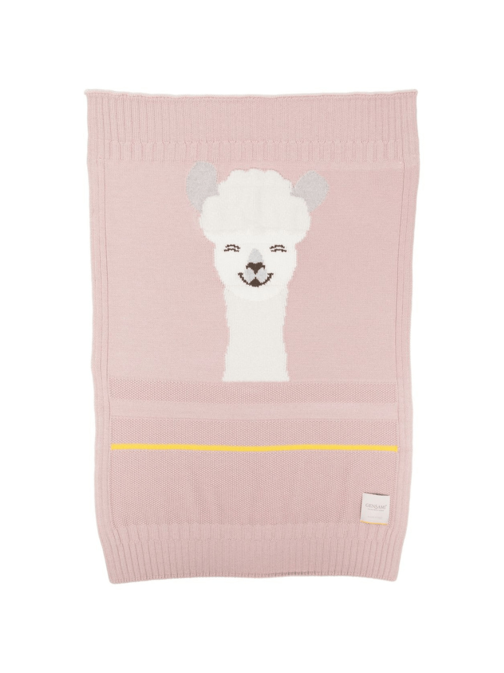 Coperta per neonata Gensami Kids rosa con ricamo lama - Rubino Kids