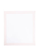 Coperta per neonata Il Gufo bianco con bordo a quadri - Rubino Kids