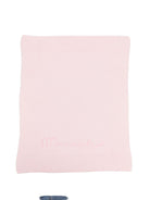 Coperta per neonata Monnalisa rosa in cotone ricamato - Rubino Kids