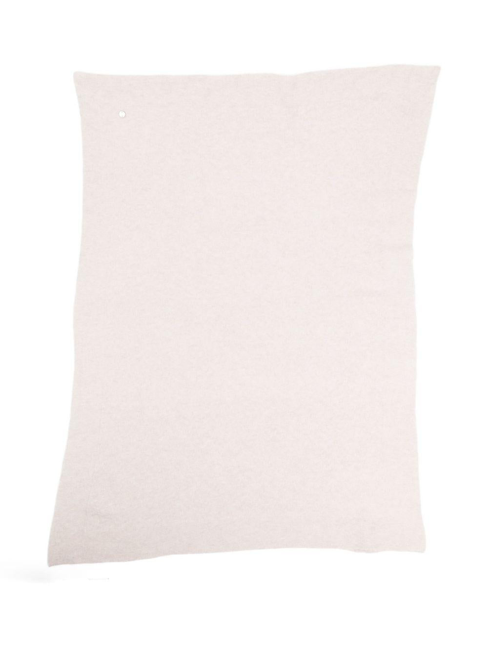 Coperta per neonata Paz Rodríguez beige a forma quadrata - Rubino Kids