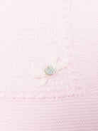 Coperta per neonata Paz Rodríguez rosa con logo ricamato - Rubino Kids