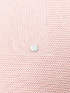 Coperta per neonata Paz Rodríguez rosa con orlo irregolare - Rubino Kids