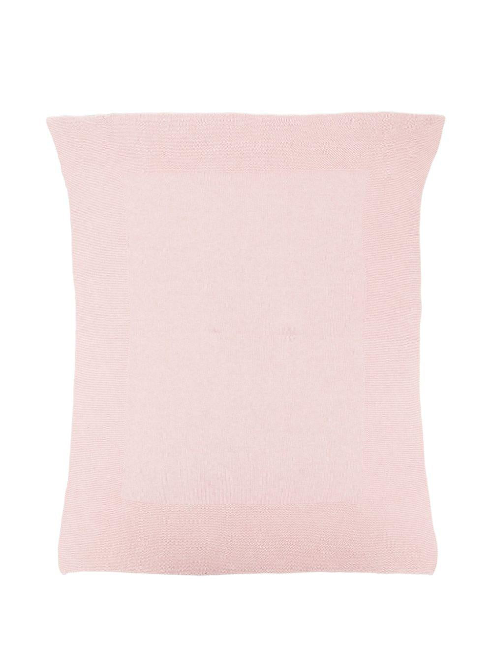Coperta per neonata Paz Rodríguez rosa con orlo irregolare - Rubino Kids